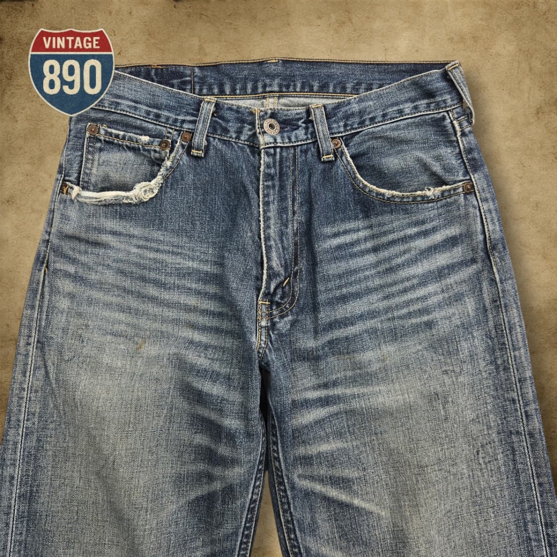 [29] LEVIS 리바이스 503 일본판 데미지 데님 청바지 상품이미지2