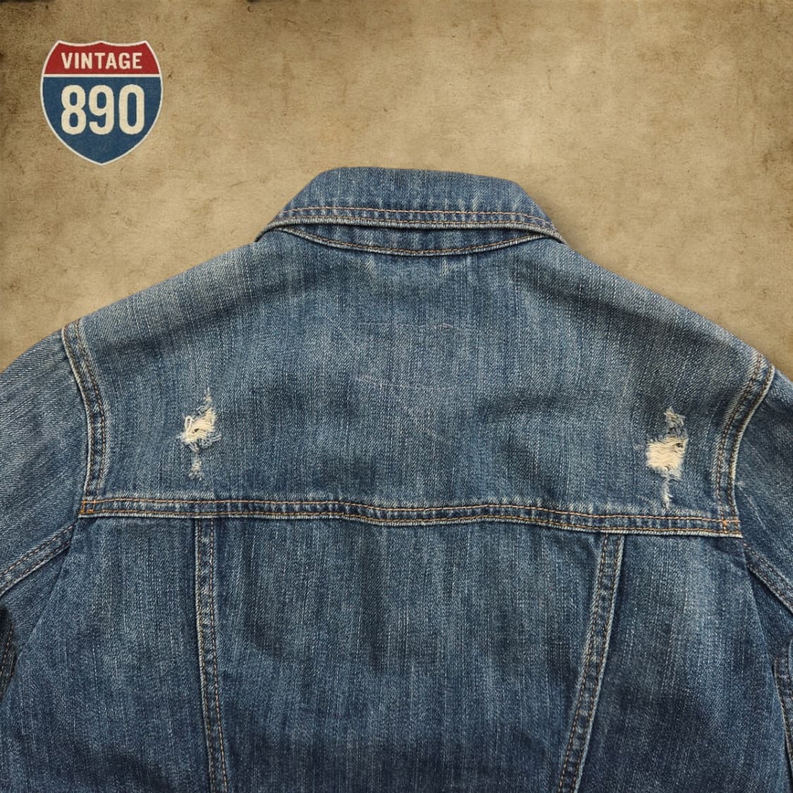 [M] Hollister 홀리스터 데미지 트러커 청자켓 상품이미지7