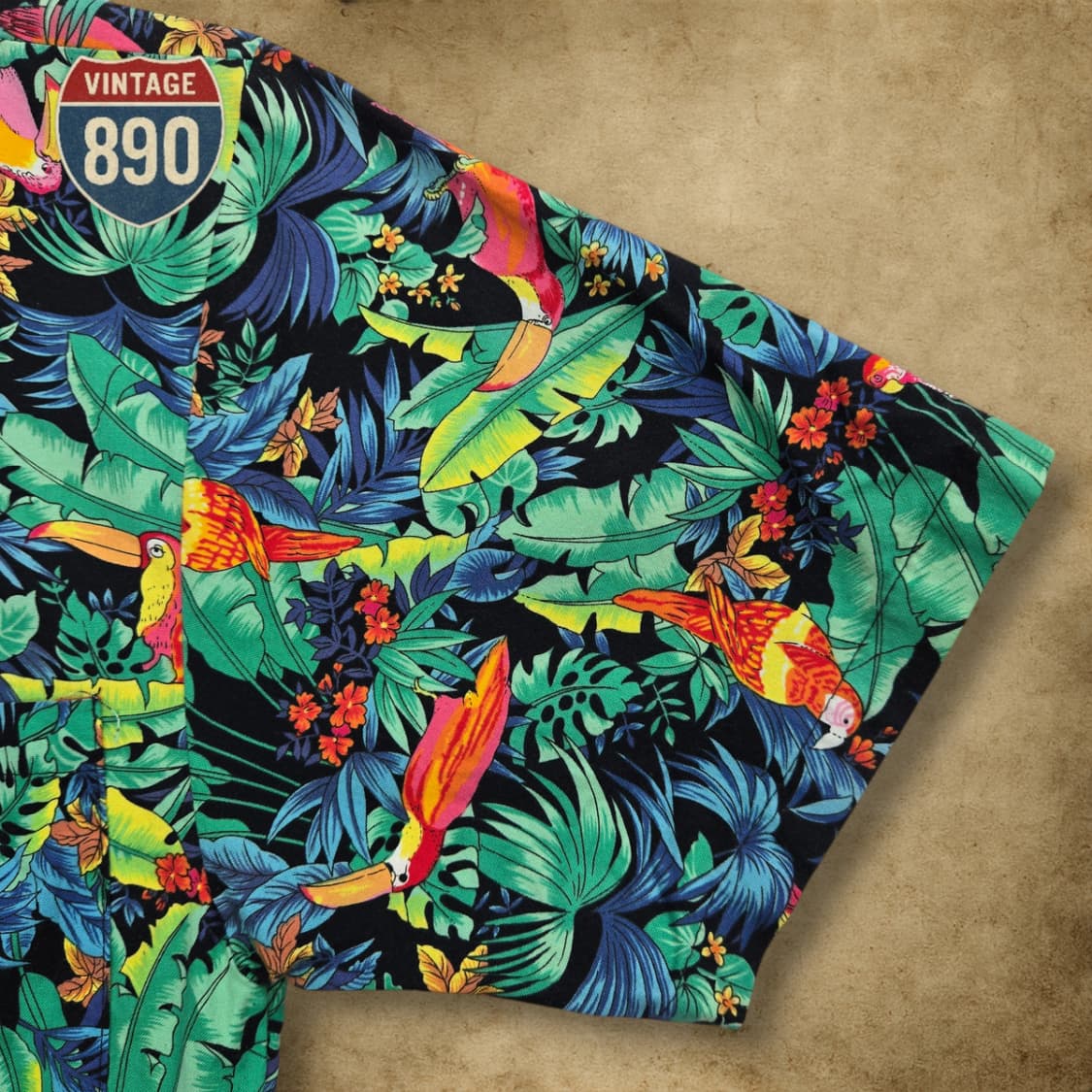[L] TOUCAN DANCE 투칸댄스 USA 90s 하와이안 셔츠 상품이미지4