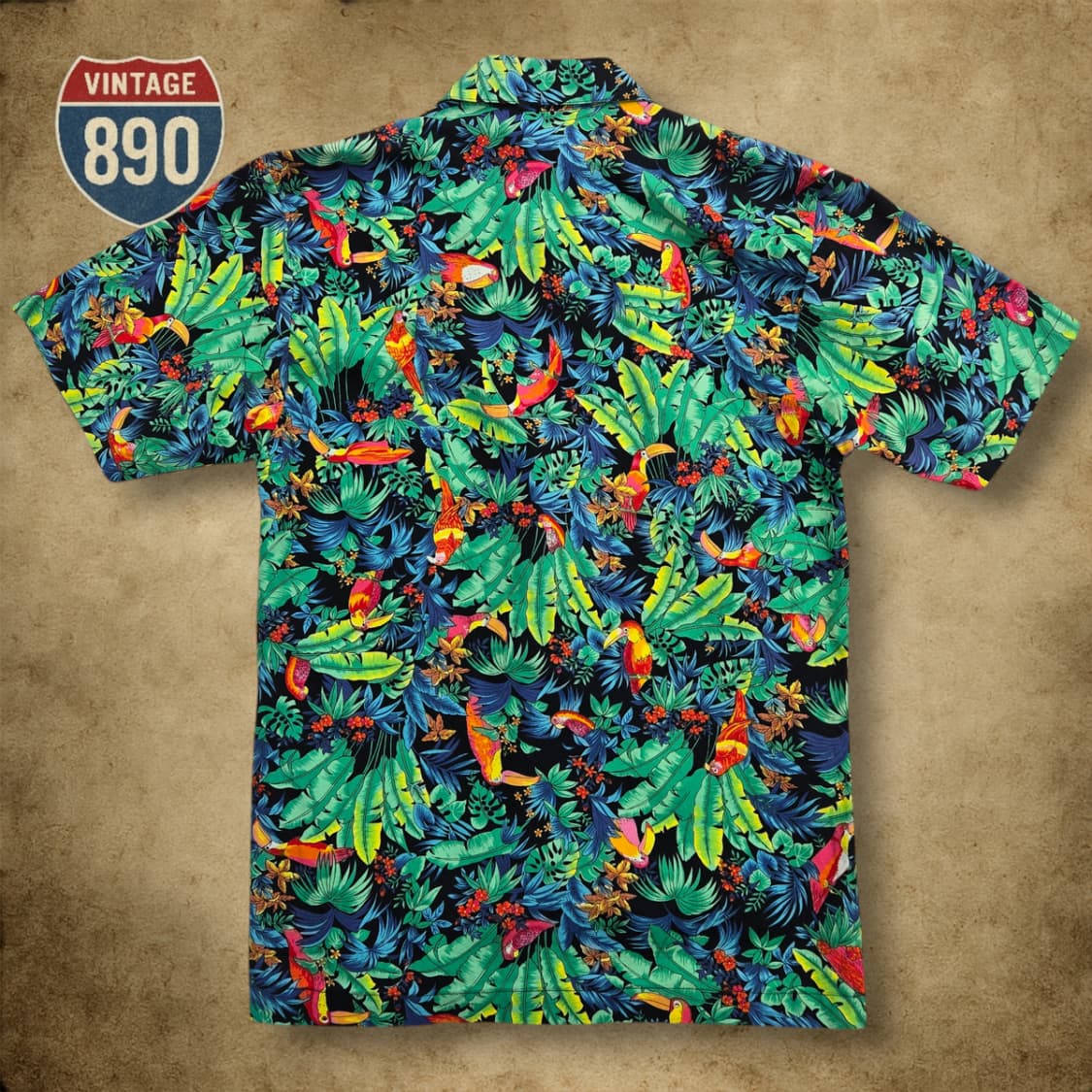 [L] TOUCAN DANCE 투칸댄스 USA 90s 하와이안 셔츠 상품이미지7