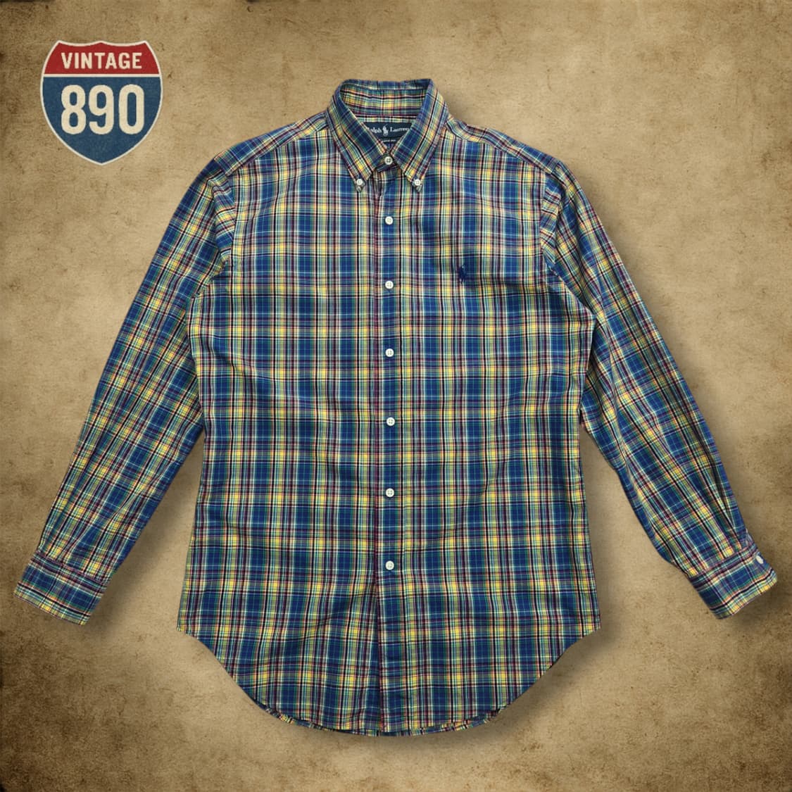 [S] Ralph Lauren 랄프로렌 멀티체크 클래식핏 셔츠 상품이미지1