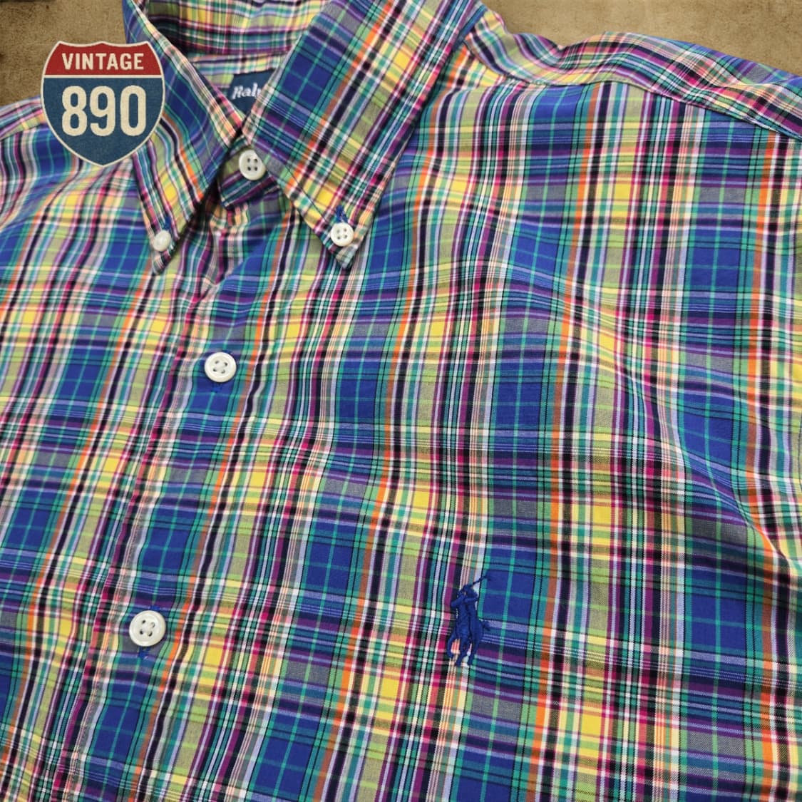 [S] Ralph Lauren 랄프로렌 멀티체크 클래식핏 셔츠 상품이미지4