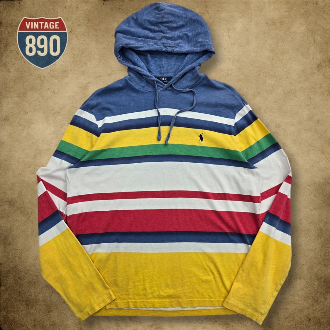 [L] POLO Ralph Lauren 폴로 랄프로렌 긴팔 후드 티셔츠 상품이미지1