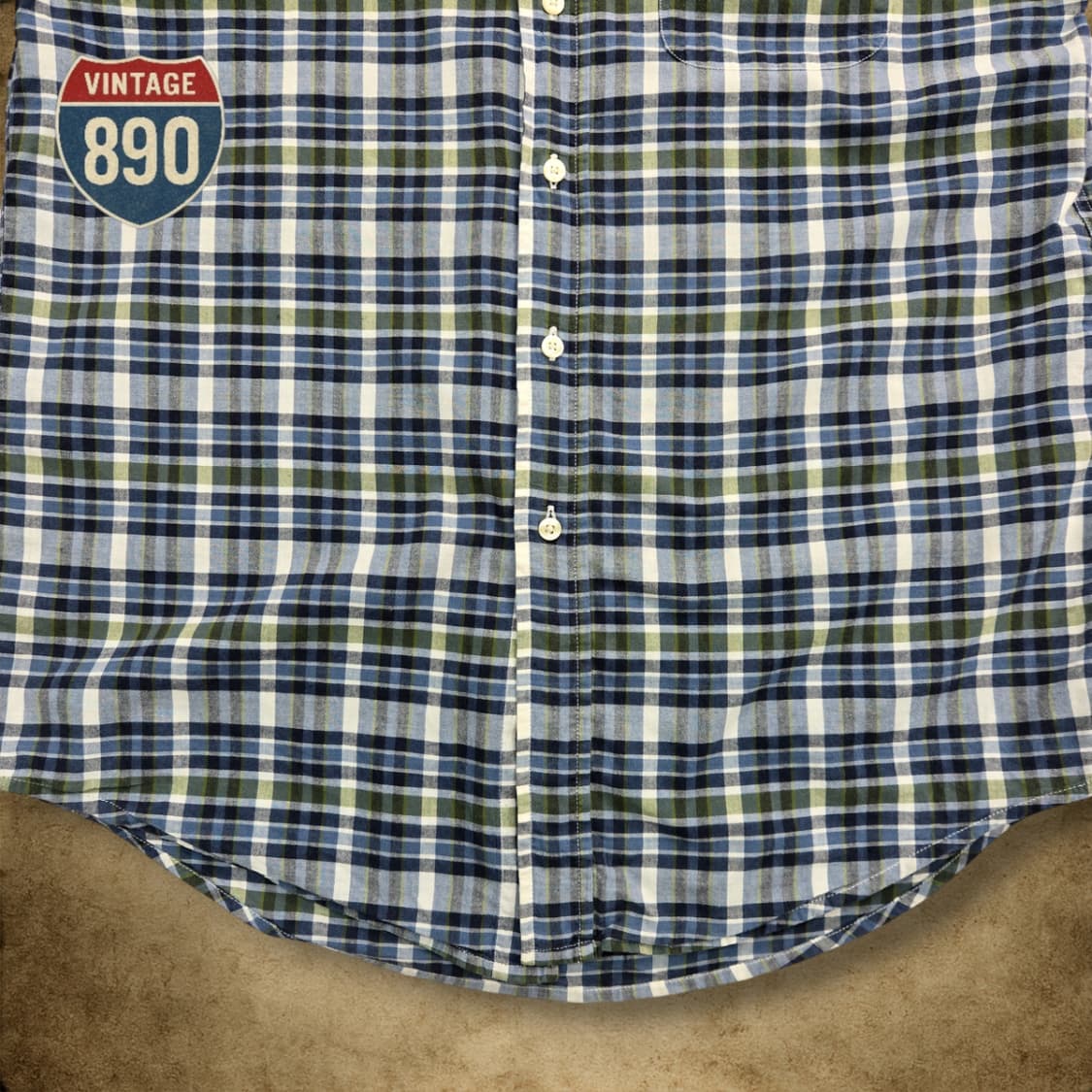 [M] Brooks Brothers 브룩스브라더스 체크 반팔 셔츠 상품이미지3