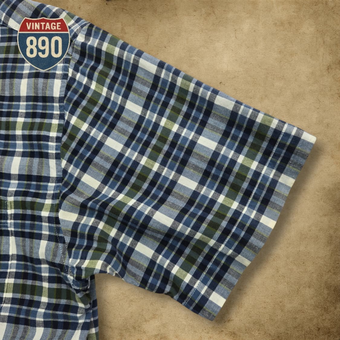 [M] Brooks Brothers 브룩스브라더스 체크 반팔 셔츠 상품이미지4