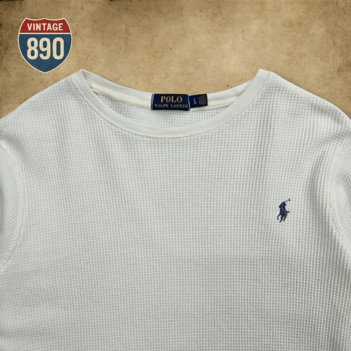 [L] POLO Ralph Lauren 폴로 랄프로렌 와플 니트 티셔츠 상품이미지2