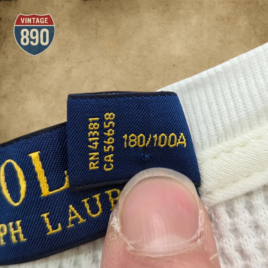 [L] POLO Ralph Lauren 폴로 랄프로렌 와플 니트 티셔츠 상품이미지7