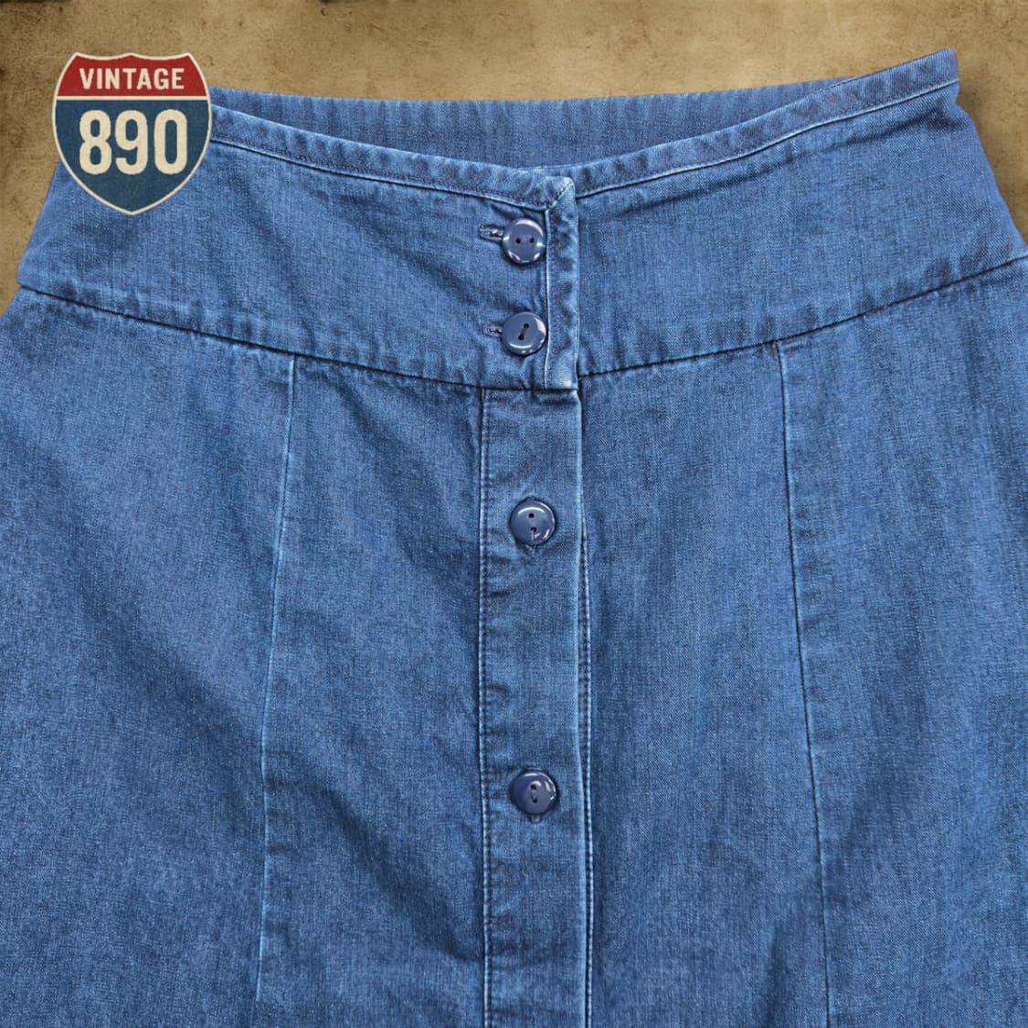 [38,26] APC 아페쎄 데님 롱스커트 상품이미지2