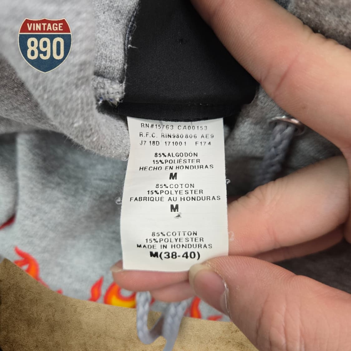 [M] THARASHER 트레셔 로고 기모 스웨트 후드 상품이미지10