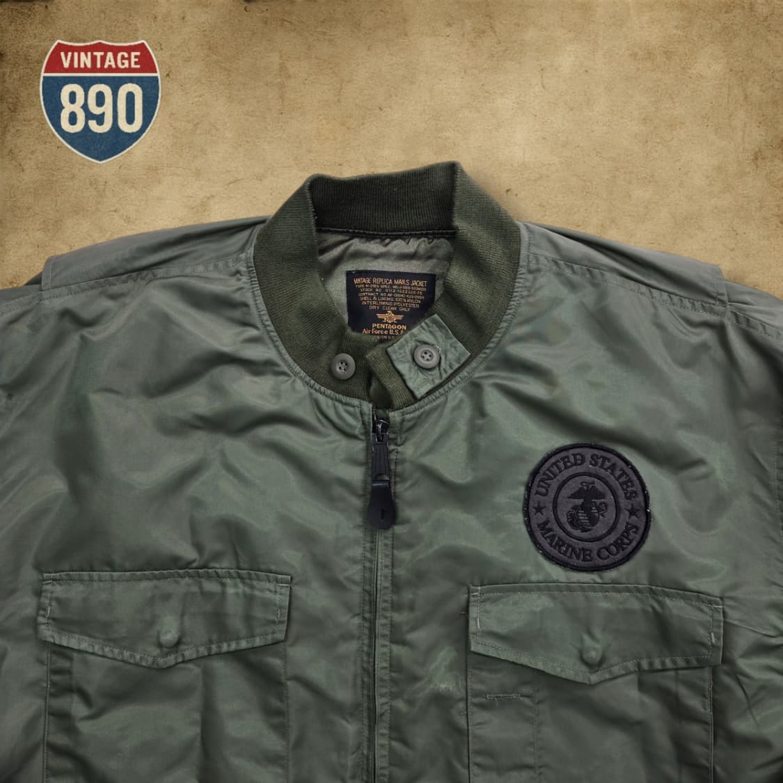 [2L] PENTAGON 펜타곤 에어포스 G-8 웹자켓 상품이미지2