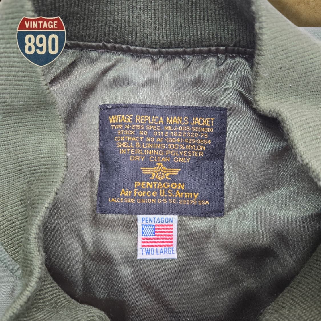 [2L] PENTAGON 펜타곤 에어포스 G-8 웹자켓 상품이미지7