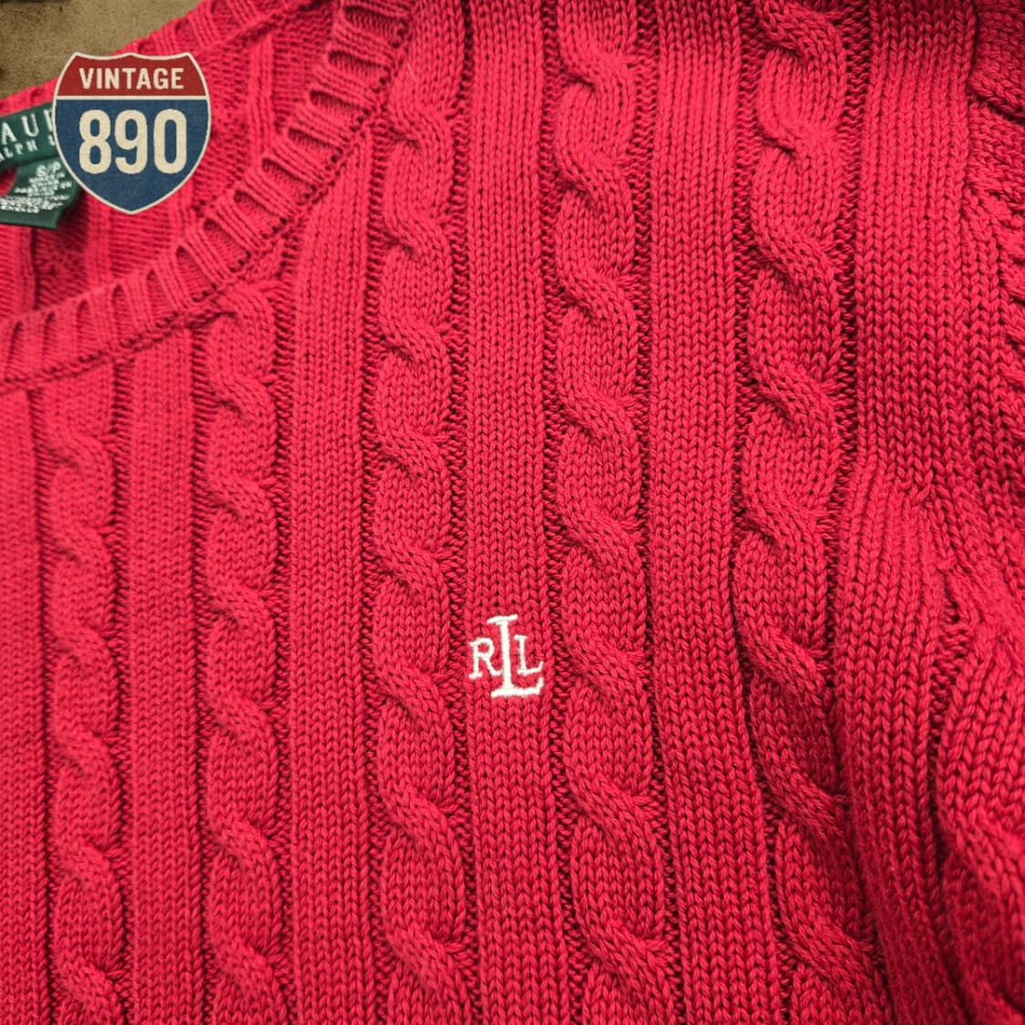 [S] RALPH LAUREN 로렌 랄프로렌 케이블 꽈배기 니트 상품이미지4