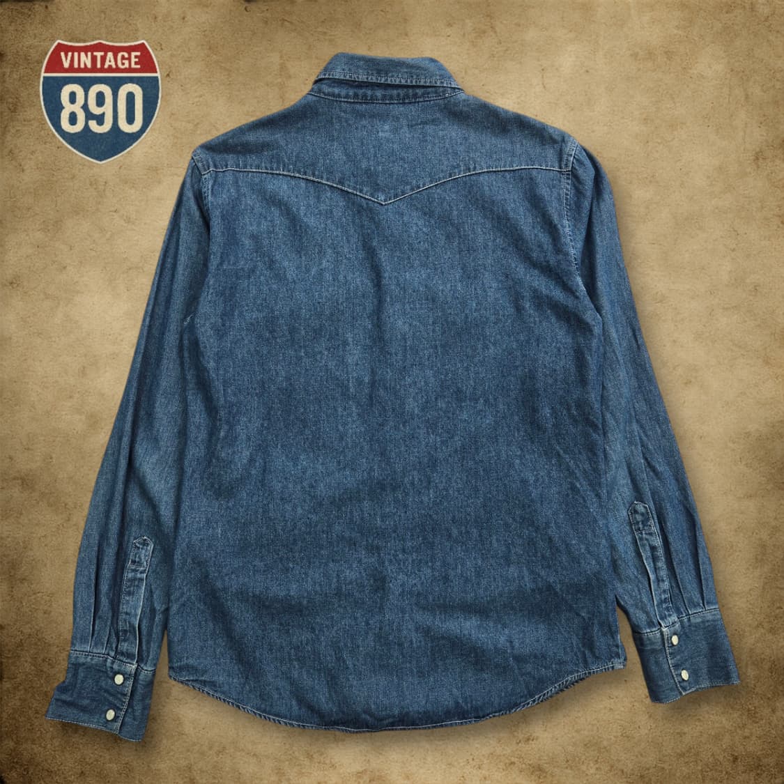 [L] JPN VTG HANJIRO 한지로 웨스턴 데님셔츠 상품이미지6