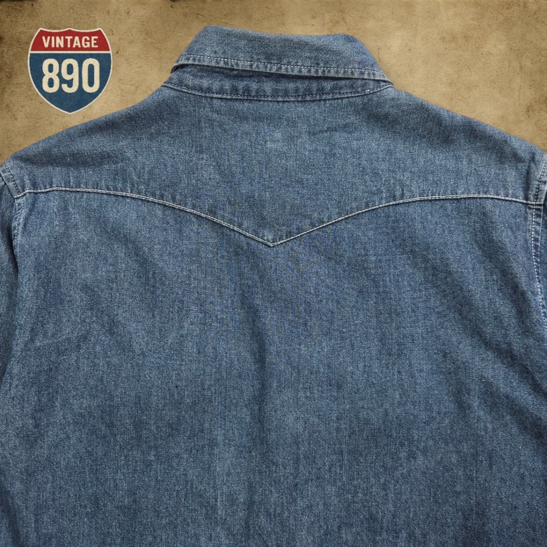 [L] JPN VTG HANJIRO 한지로 웨스턴 데님셔츠 상품이미지7