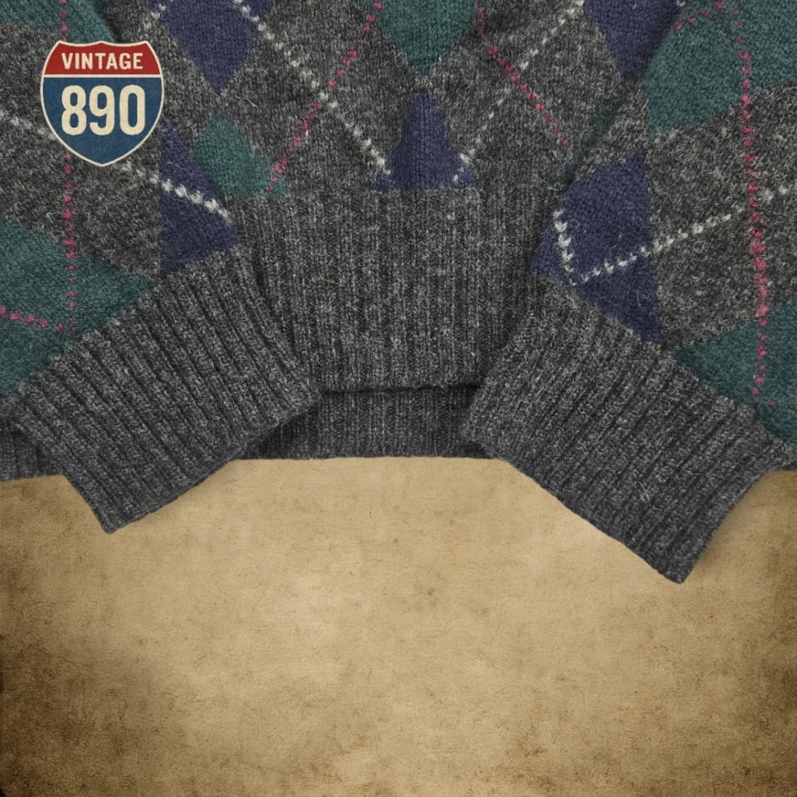 [100] POLO 폴로랄프로렌 아가일 패턴 브이넥 니트 상품이미지4