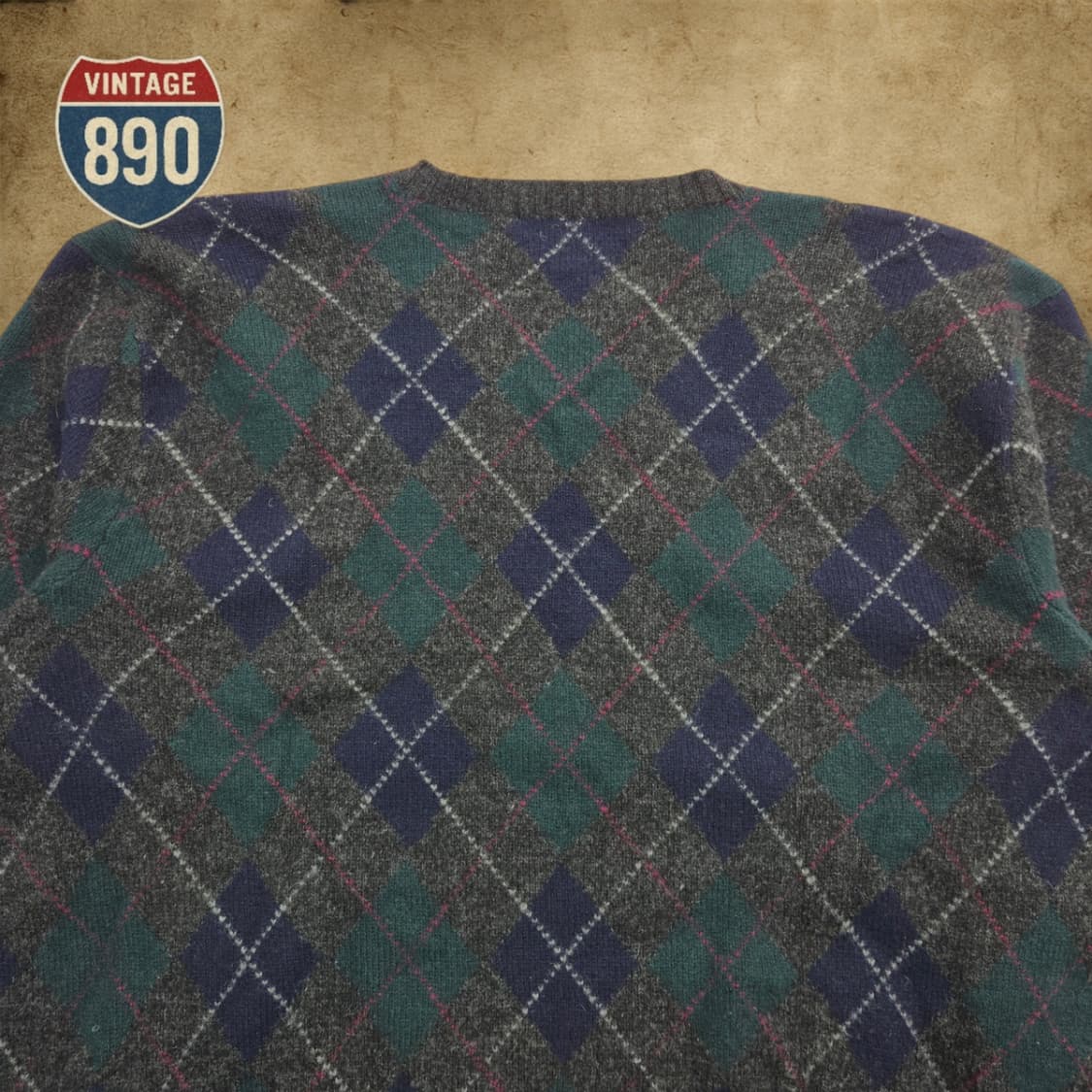 [100] POLO 폴로랄프로렌 아가일 패턴 브이넥 니트 상품이미지8