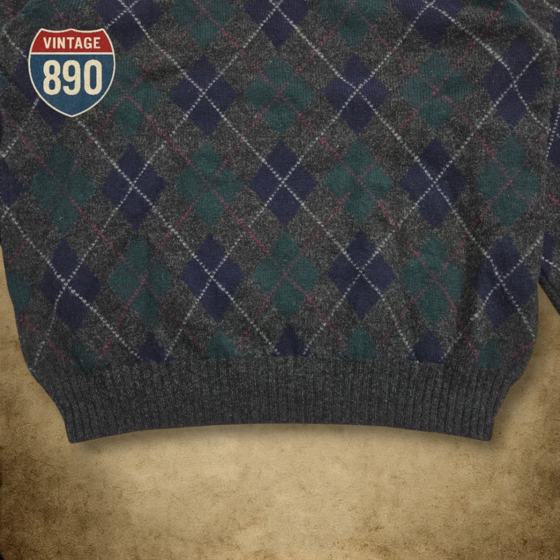 [100] POLO 폴로랄프로렌 아가일 패턴 브이넥 니트 상품이미지9