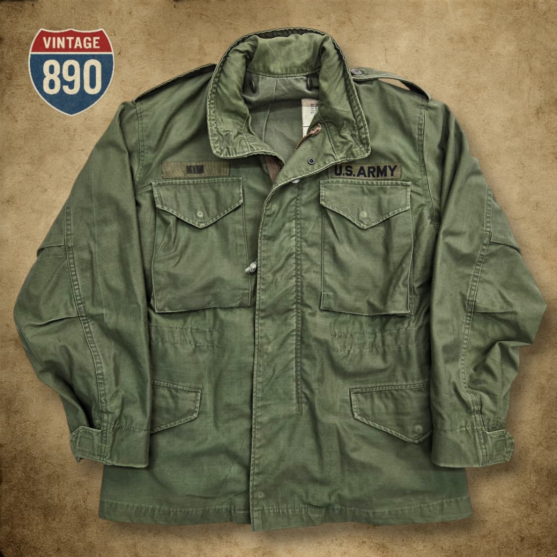 [S 95] US ARMY 80S M65 필드자켓 3세대 3 GEN 상품이미지1