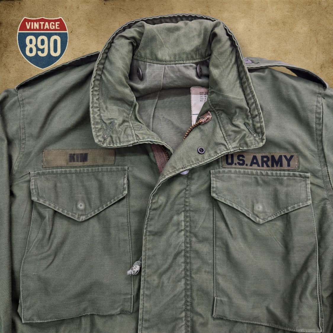 [S 95] US ARMY 80S M65 필드자켓 3세대 3 GEN 상품이미지2