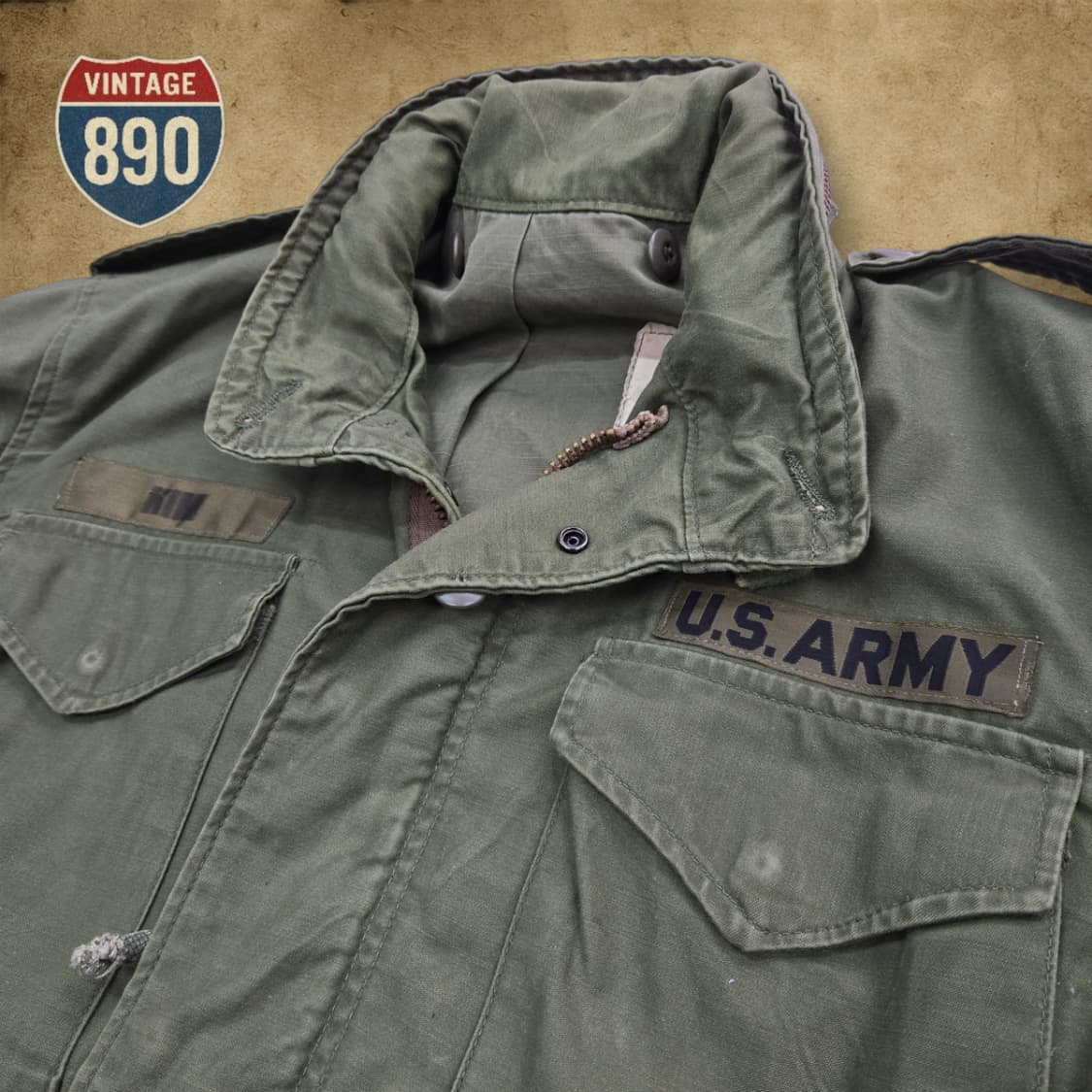 [S 95] US ARMY 80S M65 필드자켓 3세대 3 GEN 상품이미지5