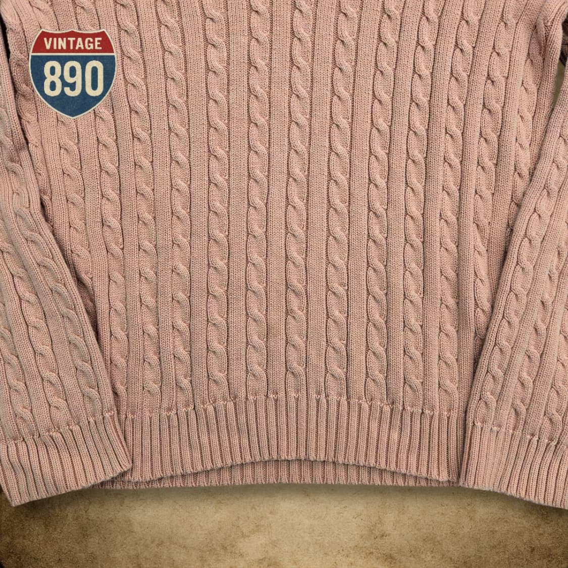 [L] LAUREN 폴로 로렌 랄프로렌 여성 꽈배기 니트 상품이미지3