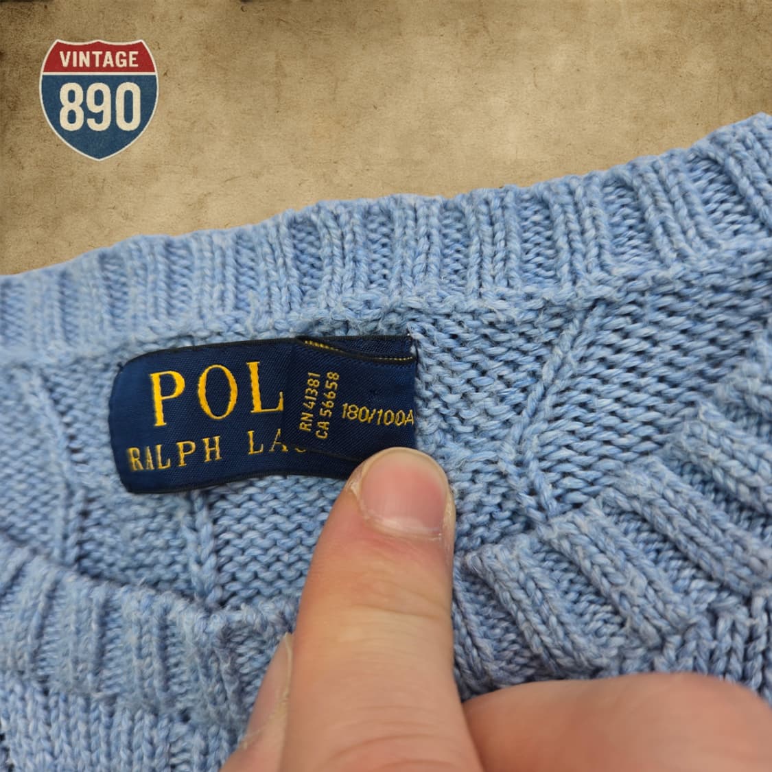 [L] POLO 폴로 랄프로렌 꽈배기 니트 상품이미지7