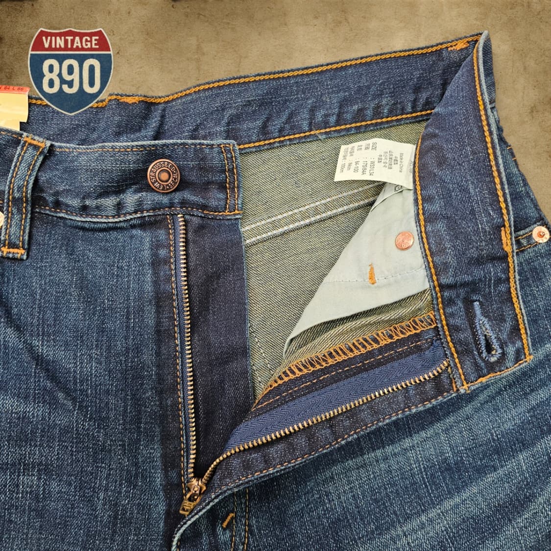 [W84 L86] 새제품 Levi's 리바이스 OT222 오렌지탭 청바지 상품이미지5