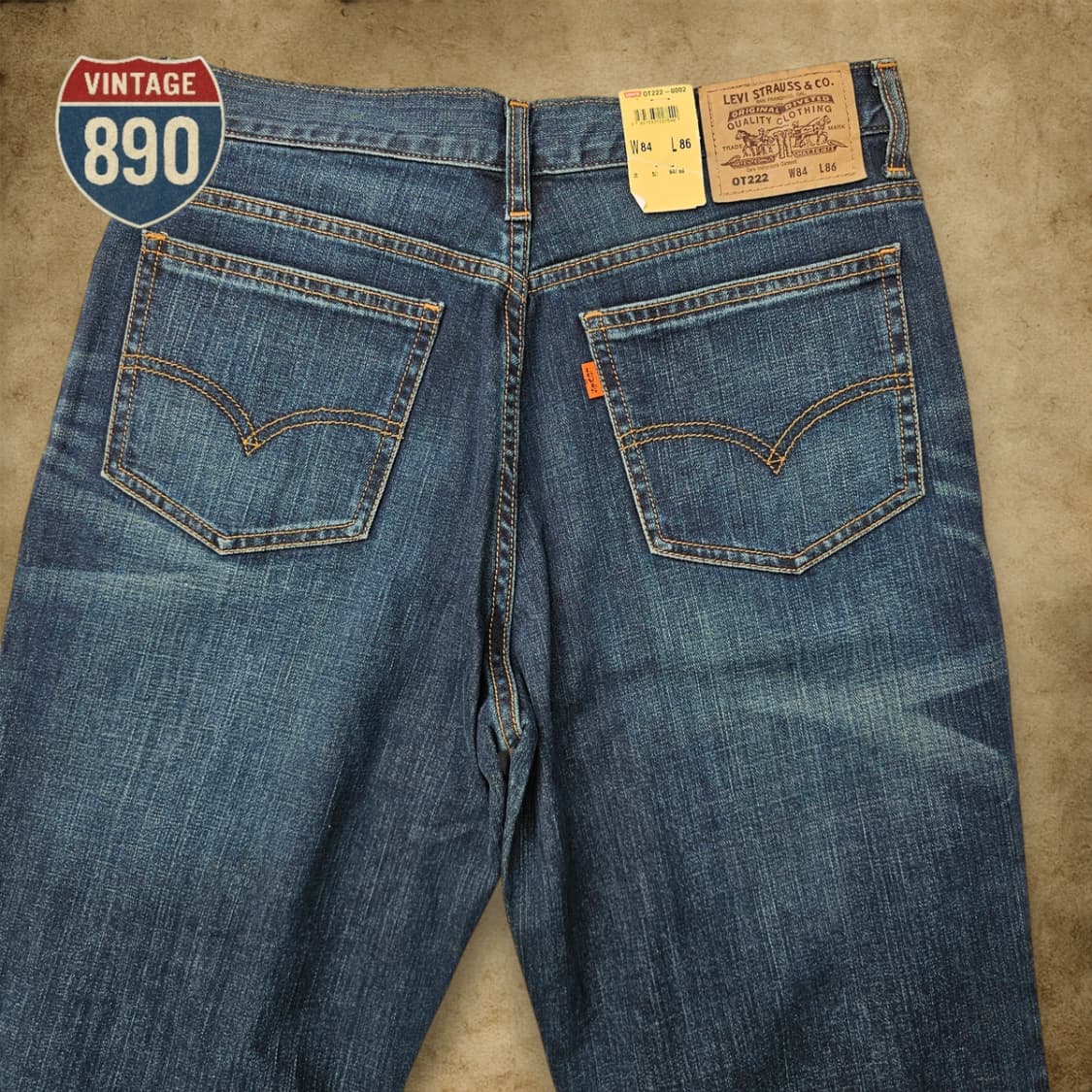 [W84 L86] 새제품 Levi's 리바이스 OT222 오렌지탭 청바지 상품이미지7