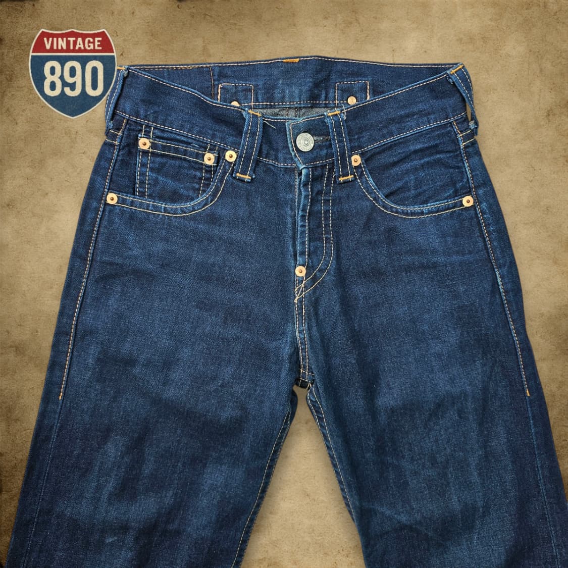[W72 L82] Levi's 리바이스 902 신치백 워크 데님 청바지 상품이미지2