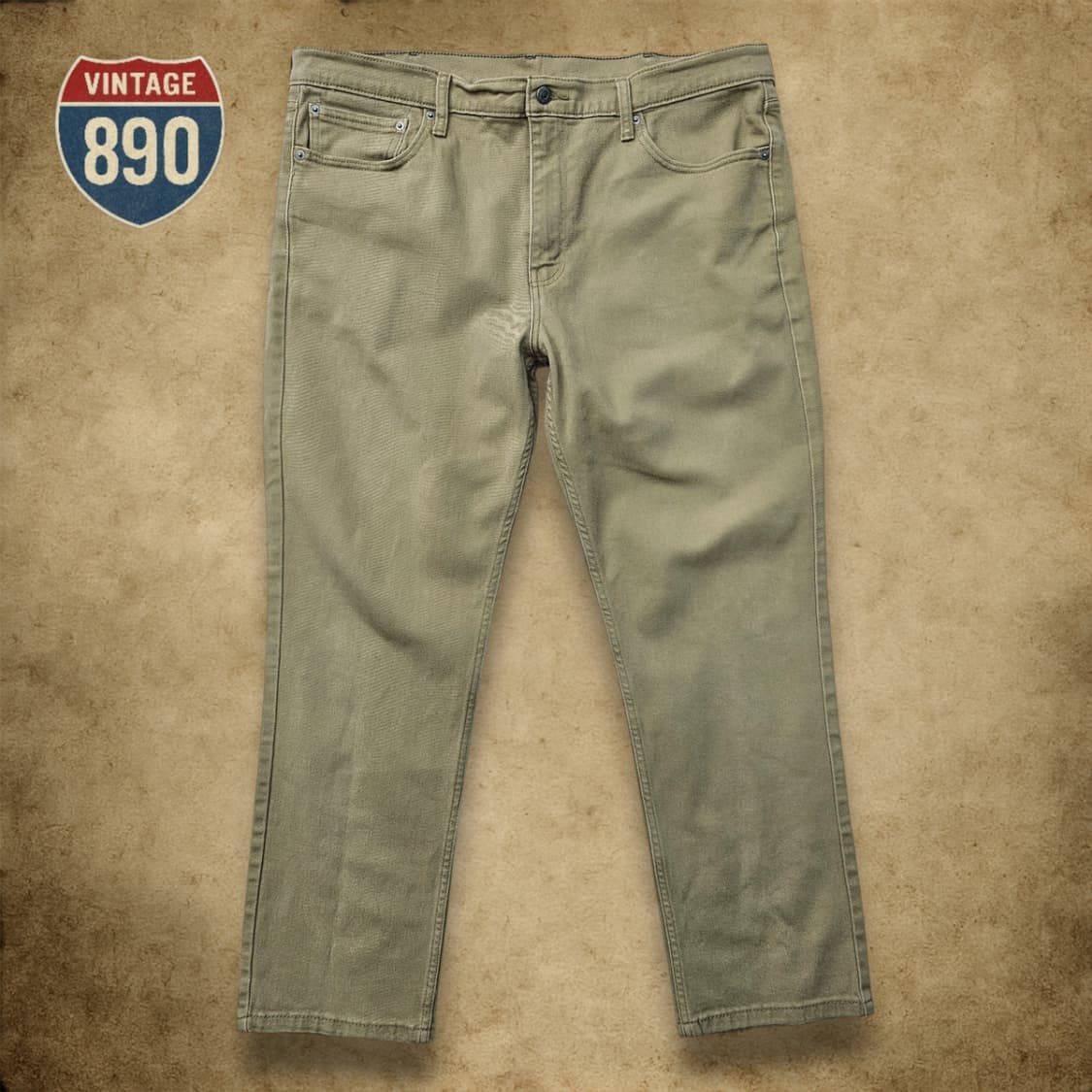 [W40 L30] Levi's 리바이스 511 베이지 데님 팬츠 상품이미지1