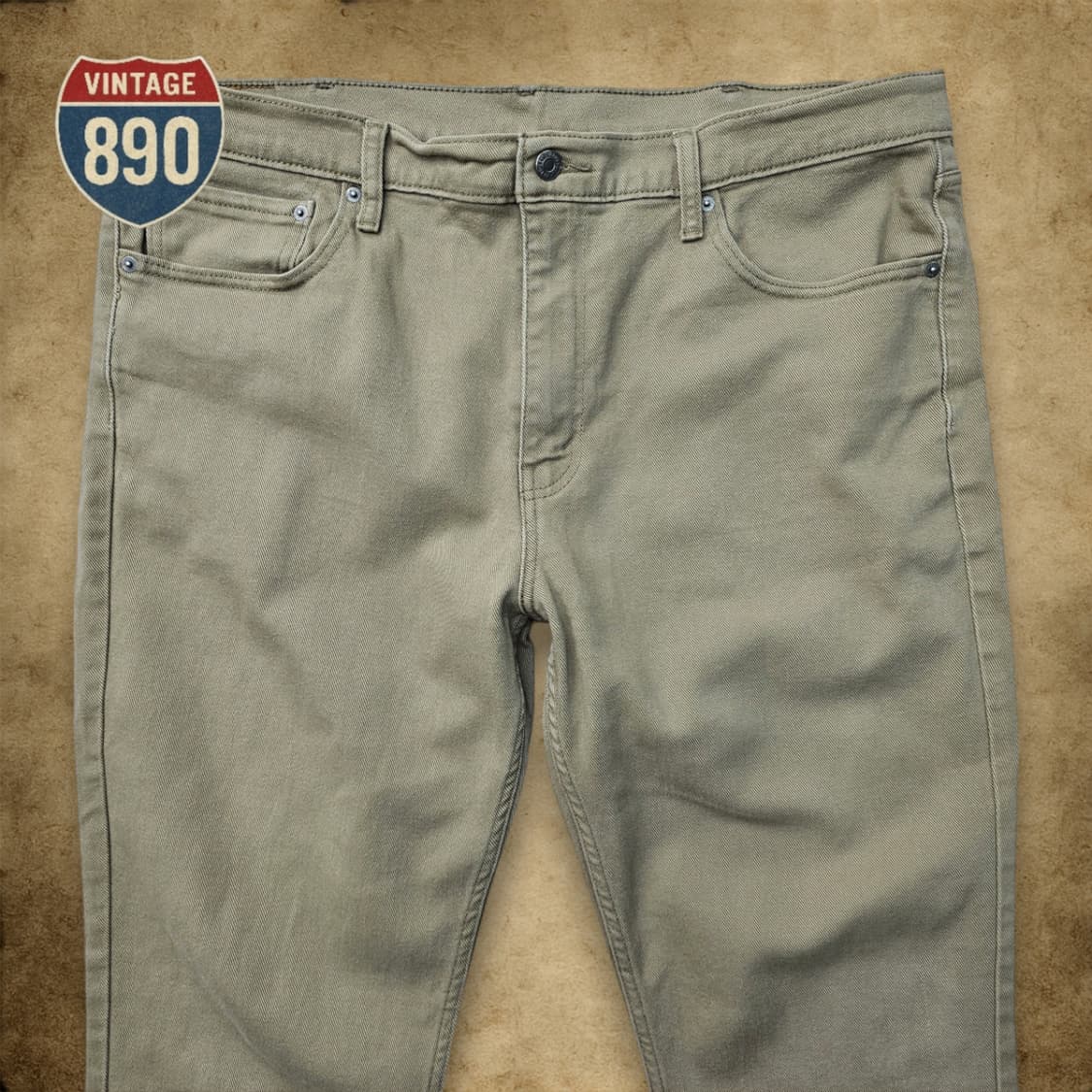 [W40 L30] Levi's 리바이스 511 베이지 데님 팬츠 상품이미지2