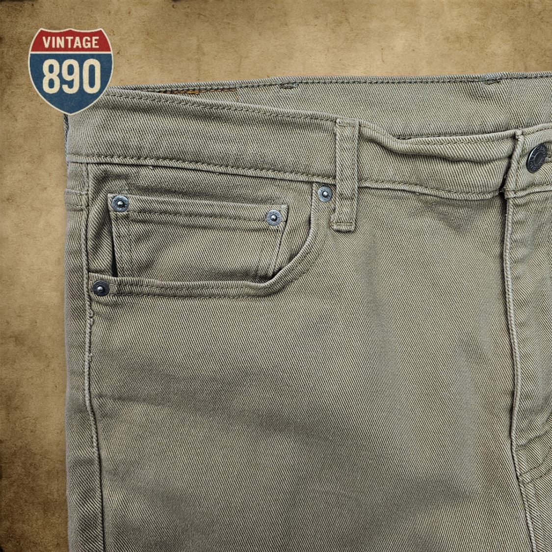 [W40 L30] Levi's 리바이스 511 베이지 데님 팬츠 상품이미지4