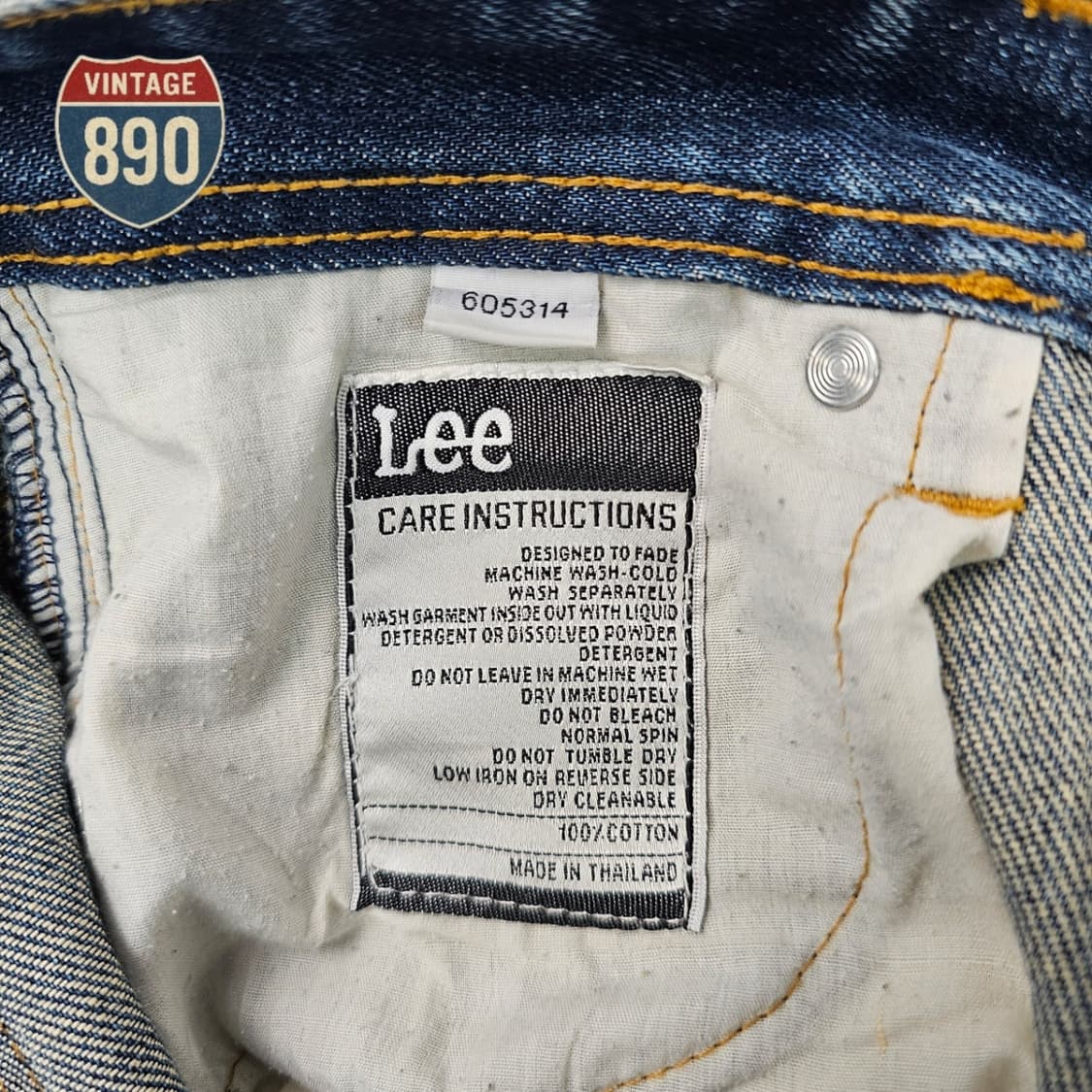 [30] LEE 리 스트레이트 핏 데미지 데님 청바지 상품이미지10