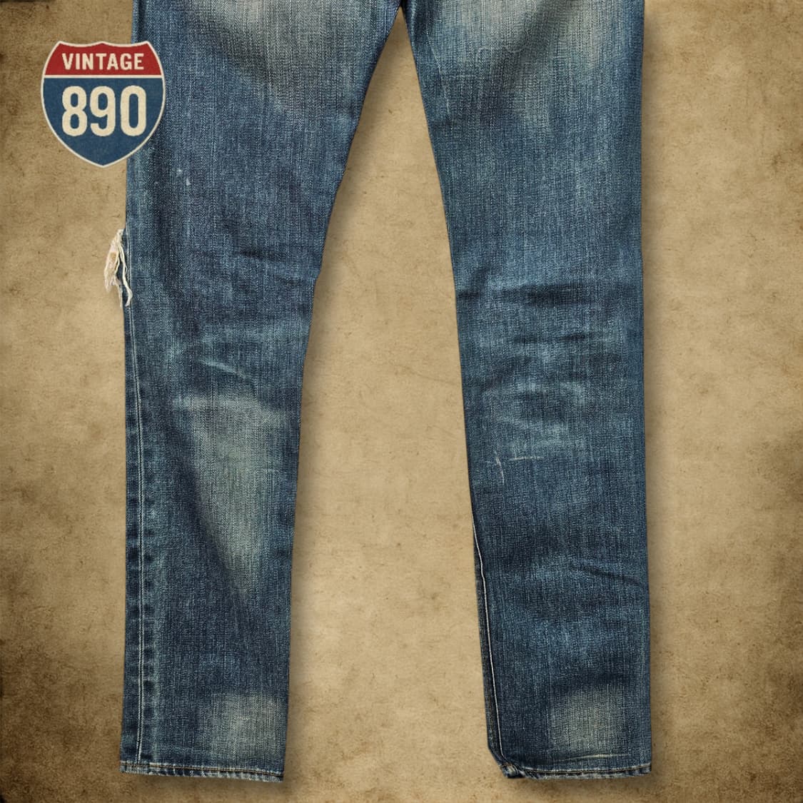 [30] LEE 리 스트레이트 핏 데미지 데님 청바지 상품이미지8