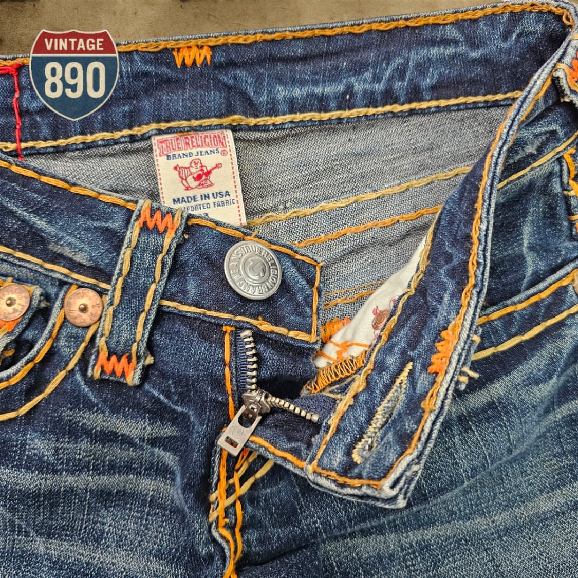 [23] TRUE RELIGION 트루릴리전 데님 청바지 상품이미지5