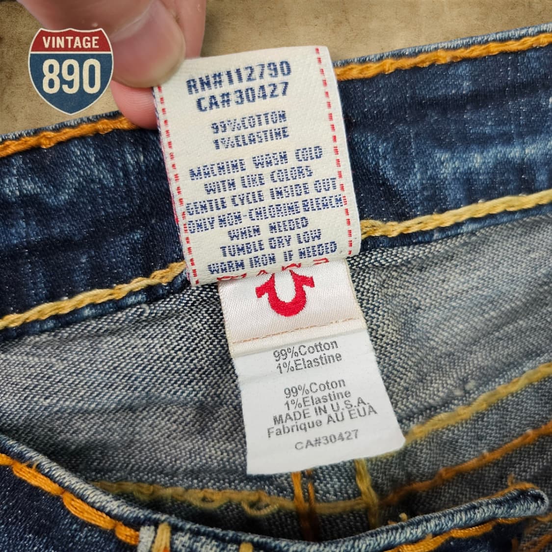 [23] TRUE RELIGION 트루릴리전 데님 청바지 상품이미지6