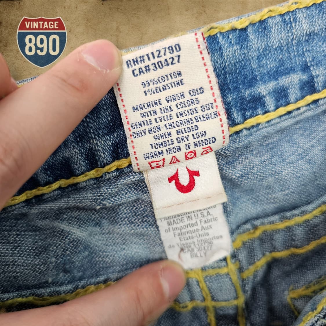 [26] TRUE RELIGION 트루릴리전 데님 청바지 상품이미지7