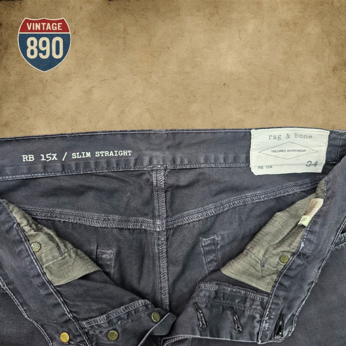 [34] rag&bone 렉앤본 슬림 스트레이트 코튼 팬츠 상품이미지6