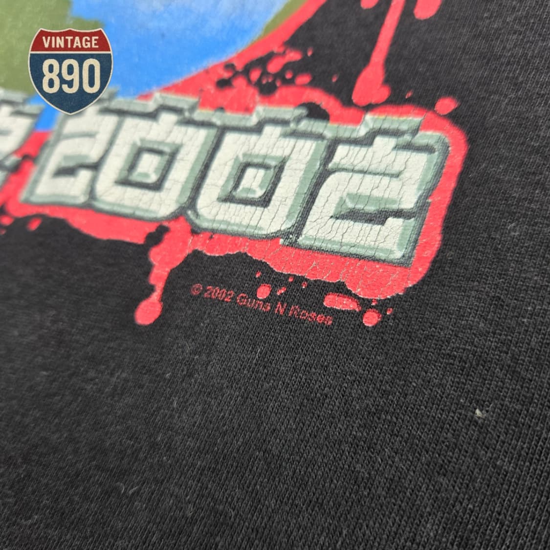 [F] 2002 vtg 건즈앤로지스 월드투어 반팔티셔츠 상품이미지7