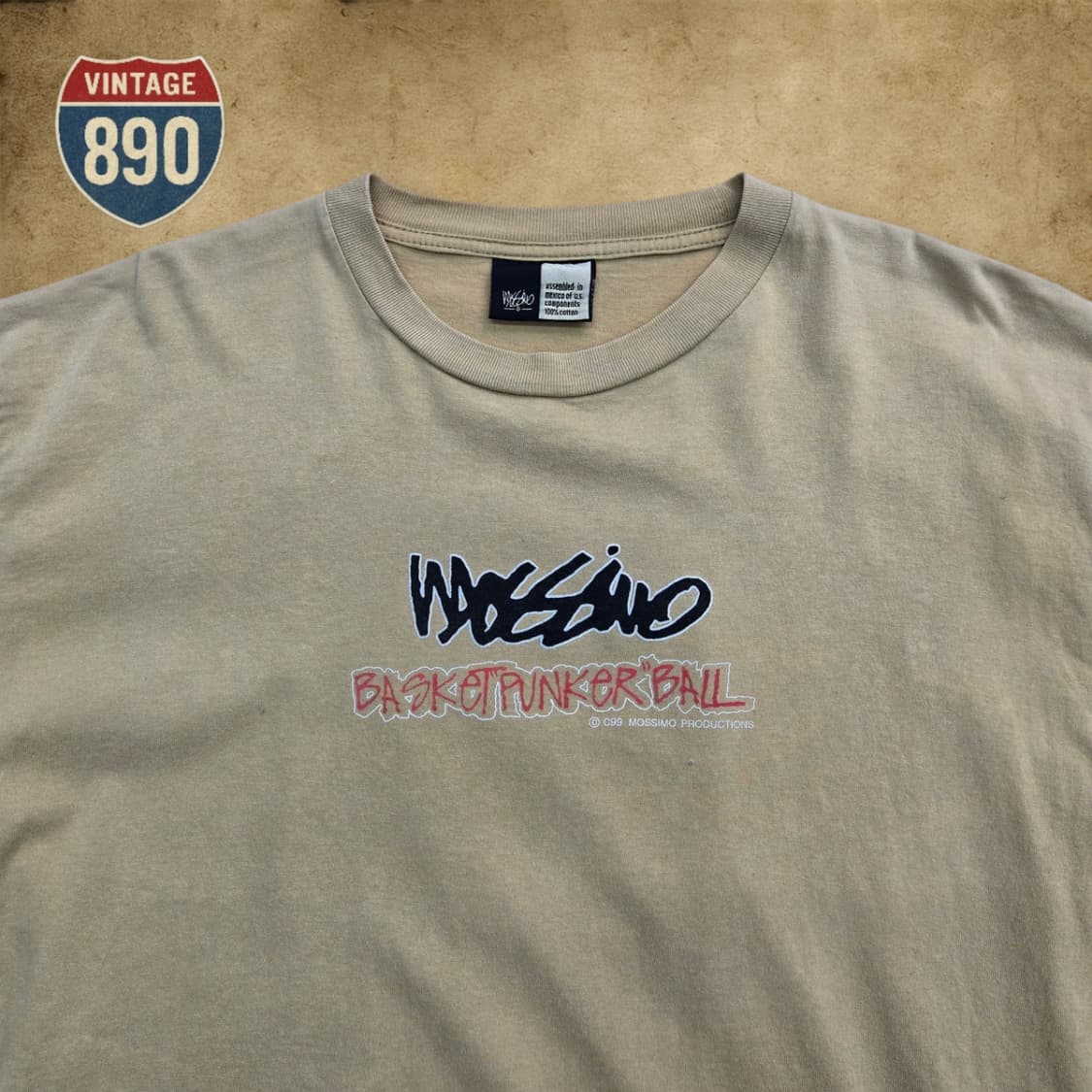 [F] 90S vtg 모씨모 mossimo 빈티지 반팔티셔츠 상품이미지2