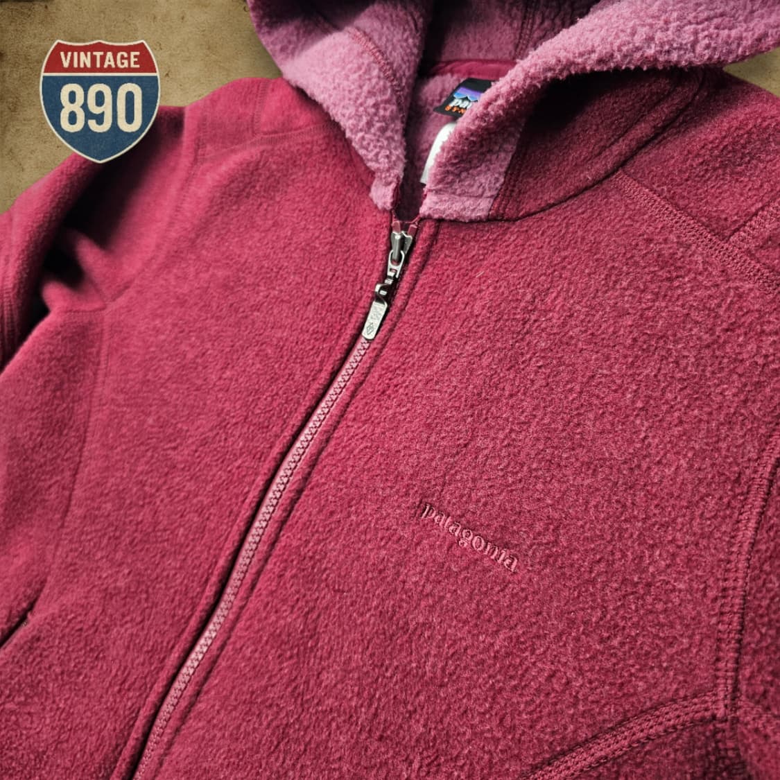 [S] patagonia 파타고니아 신칠라 90s 후드 후리스 자켓 상품이미지4