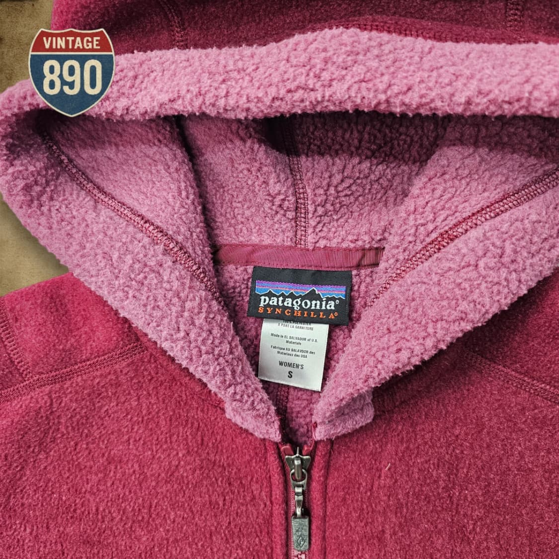 [S] patagonia 파타고니아 신칠라 90s 후드 후리스 자켓 상품이미지5