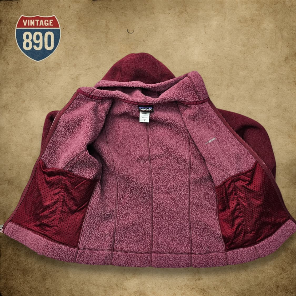 [S] patagonia 파타고니아 신칠라 90s 후드 후리스 자켓 상품이미지8