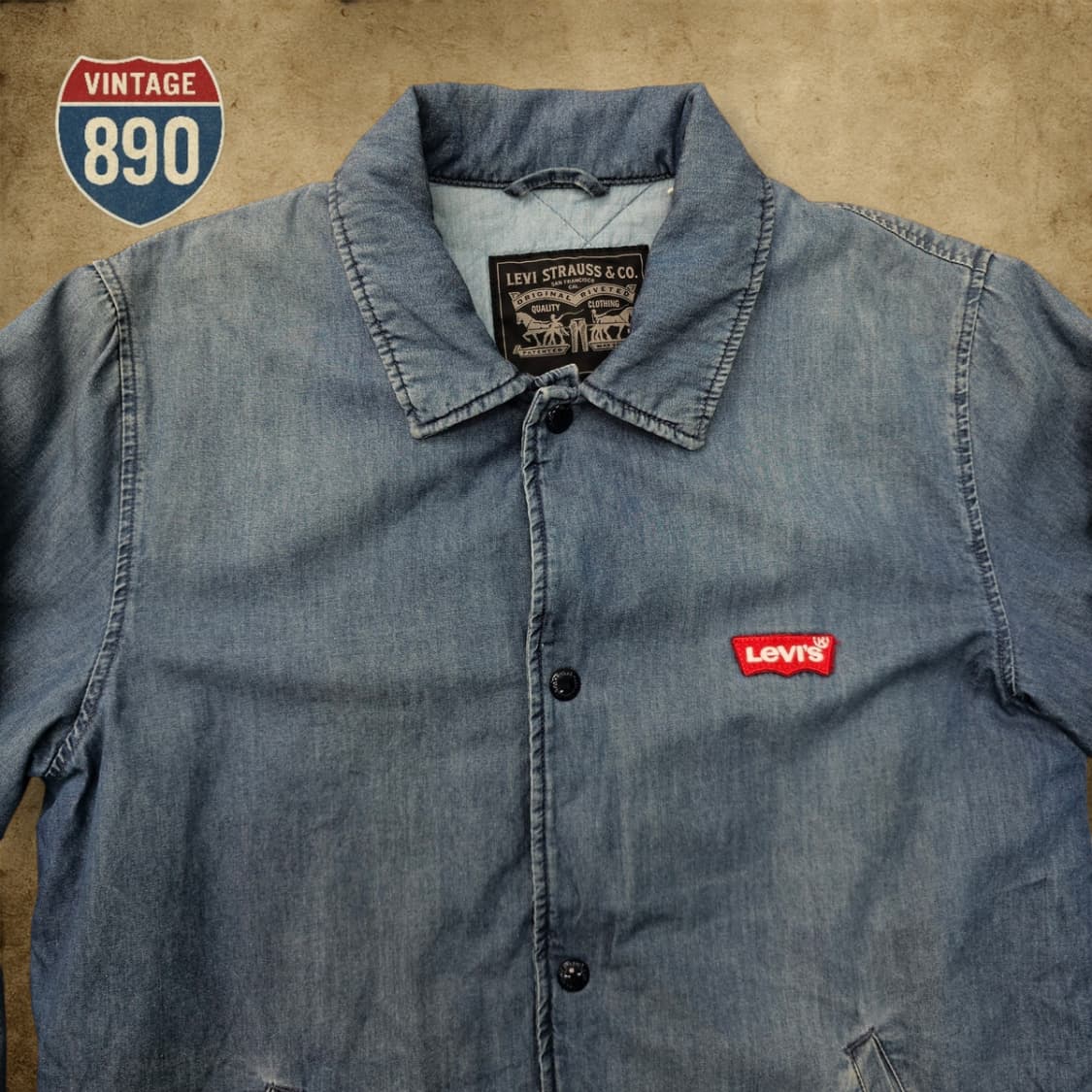 [S] Levi's 리바이스 필드 데님 코치 자켓 상품이미지2