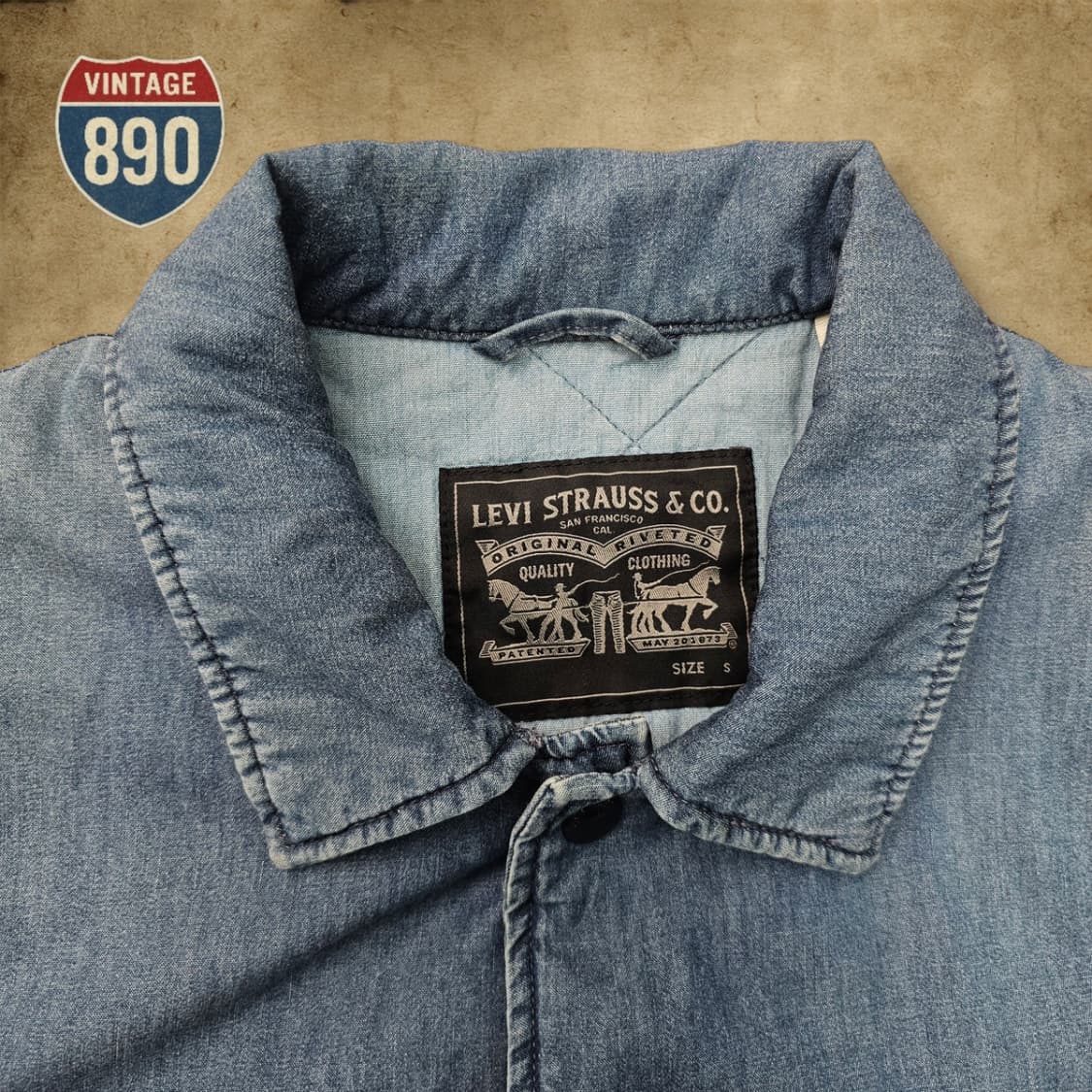 [S] Levi's 리바이스 필드 데님 코치 자켓 상품이미지5