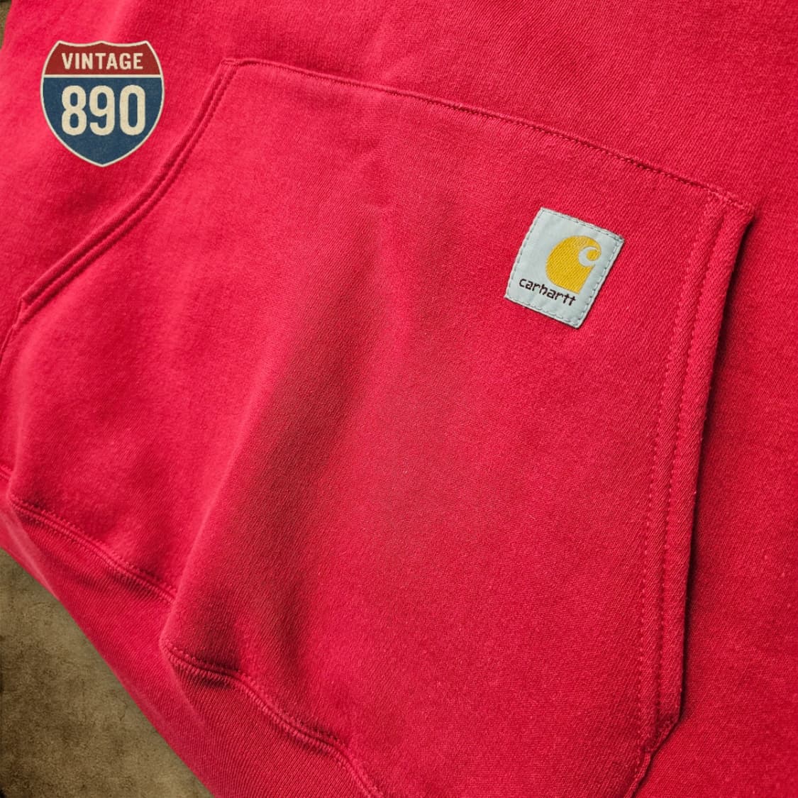 [L] carhartt 칼하트 K121 90s 빅사이즈 기모 후드티 상품이미지6