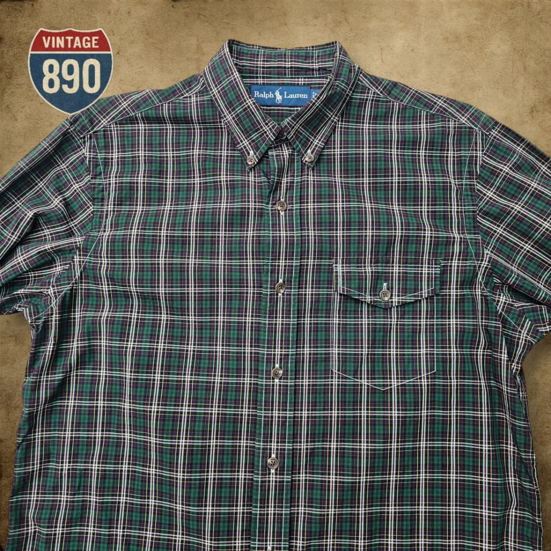 [M] POLO Ralph Lauren 폴로 랄프로렌 포켓 체크 셔츠 상품이미지2