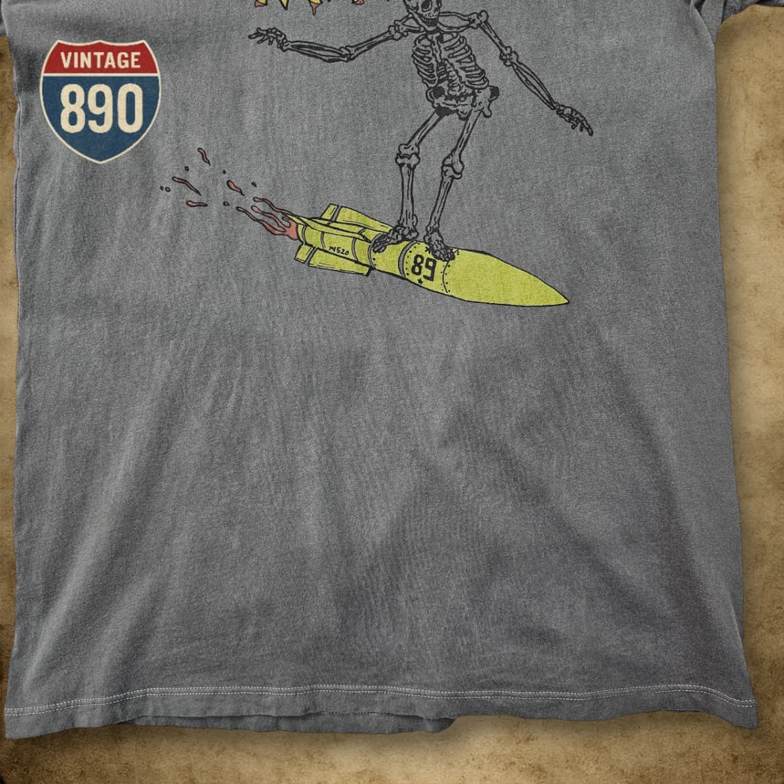 [M] OBEY 오베이 빈티지 프린팅 반팔 티셔츠 상품이미지3