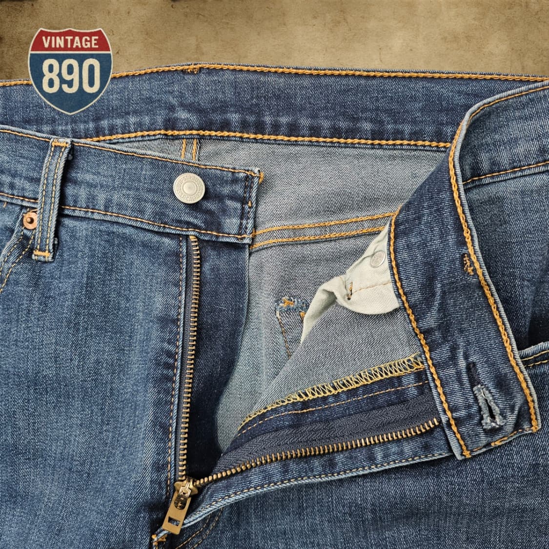 [W34 L32] Levi's 리바이스 502 데님 청바지 상품이미지4