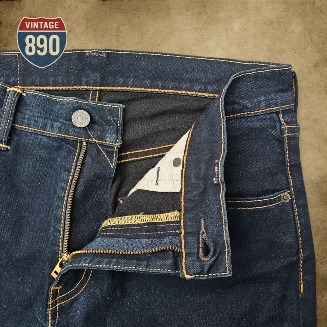 [W32 L34] Levi's 리바이스 502 생지 데님 청바지 상품이미지4